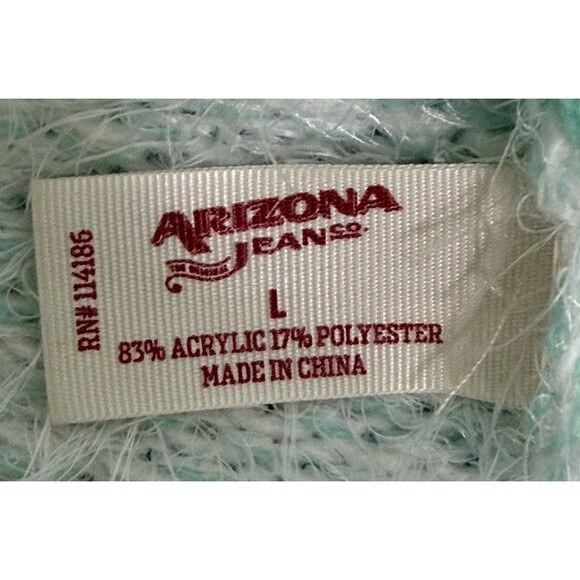 2 Arizona Women’s Fuzzy Cozy Fair Isle Hooded Sweaters Y2K Cute Aztec Casual Lg - Picture 7 of 16